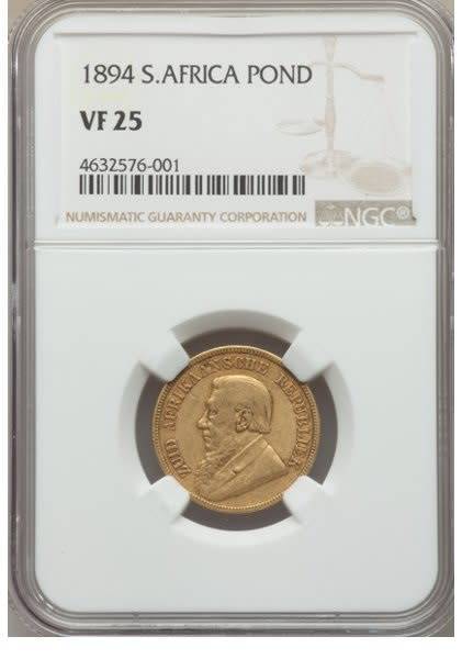 1894 1 POND VF25 NGC- EXCELLENT