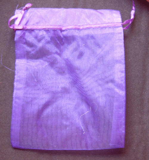 Sale!!  Purple Organza Bags, 10cm X 14cm - Sold Individually.