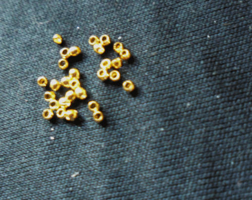 Gold Tone Crimp Beads, 1.5mm -Pack of 200.