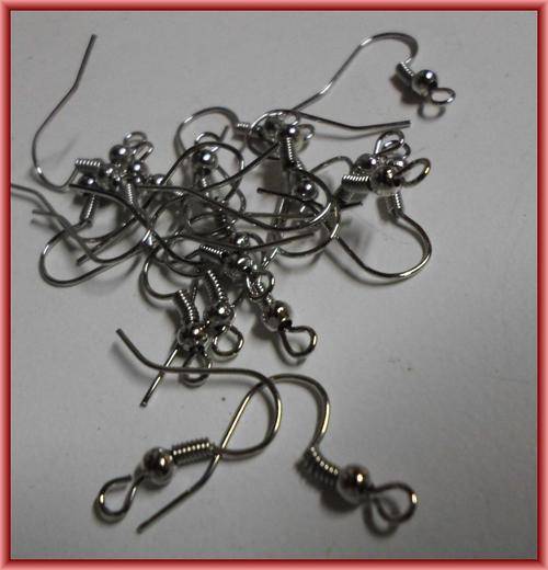 Nickle Earring Wires - Pack of 20.
