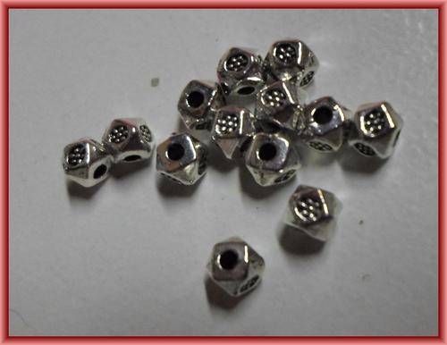 Nickle Spacer, 4mm  - Pack of 20.