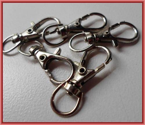 Nickle Clasp, 32mm x 12mm - Pack of 10.