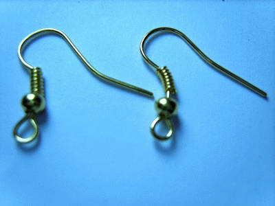 Gold-Tone Earring Wires-Pack of 10