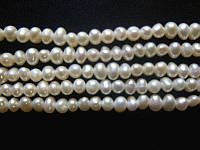 Natural White Freshwater Pearls, 3.2mm - PAck of 10.