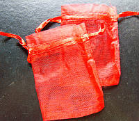 40 Organza Bags, 10cm X 14cm! Matoon and Light Purple - 20 of each!