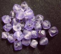 Light Purple Indian Bicones, Medium - Pack of 50.