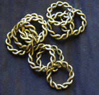 NEW!! - Bronze Metalized Spacer, 22mm - Pack of 10.