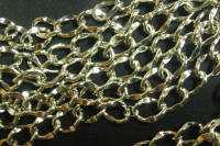 Silver Tone Metal Chain , 20mm x 13mm Link - Sold Per 1m Length. ( Heavy Chain)