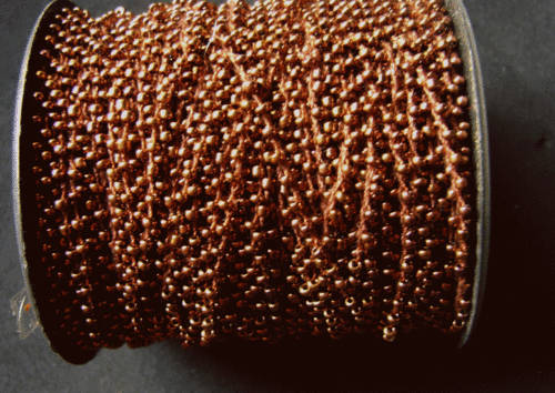 Bronze Seed Cord, per meter.