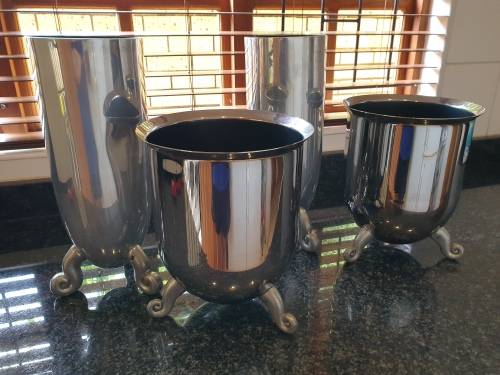 Carol Boyes Large Aluminium Vases