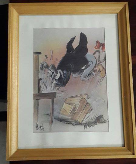 Honiball print - framed