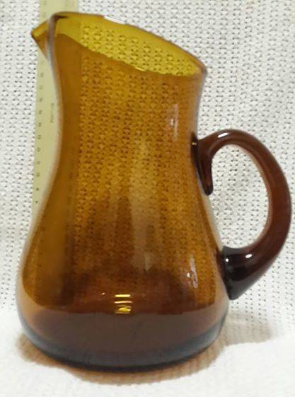 Amber glass jug - WOW!