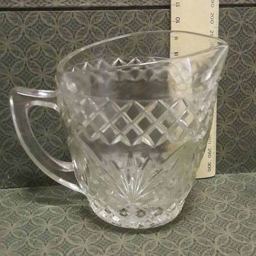 Glass milk jug - Vintage!
