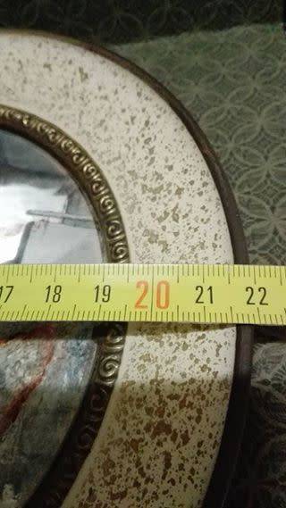 Unique round metal frame - made in England