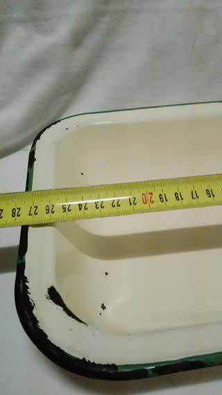 Enamel Pie dish