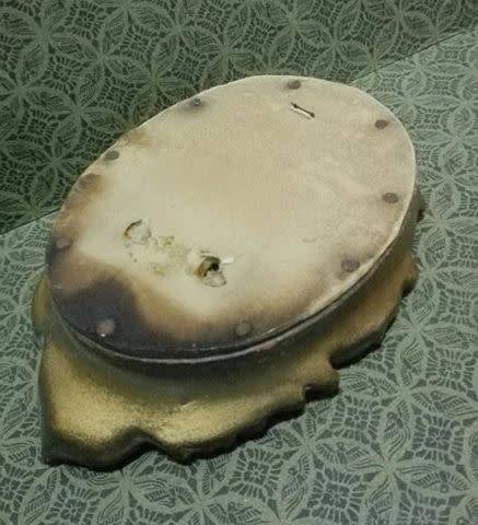 Small painting on bone