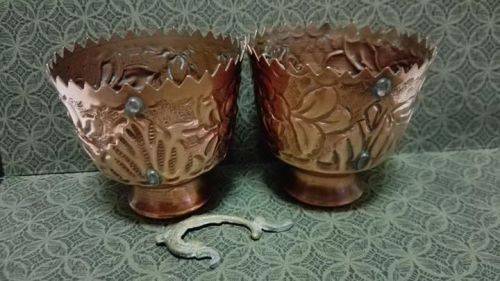 Copper Turkish coffee set - see pics