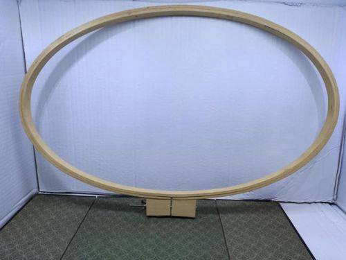 Huge oval embroidery stretch ring - LOOK!