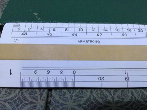 Vintage A W faber parthenon ruler - made in Germany - boxed