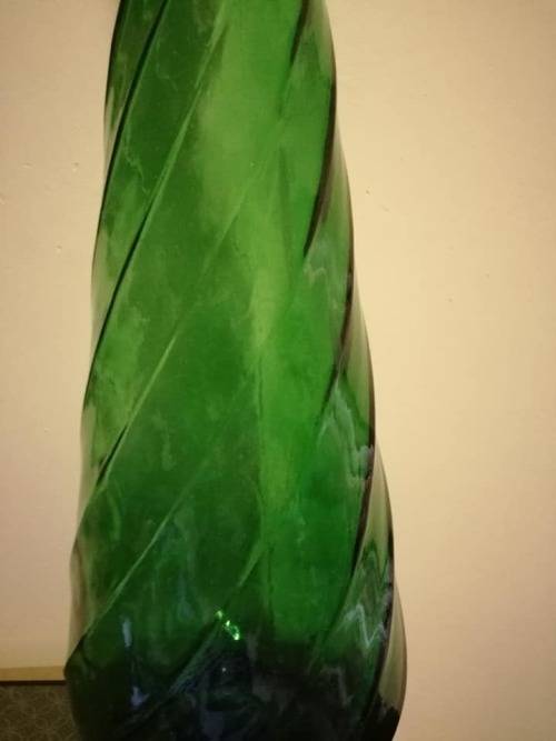 Tall Genie bottle - green