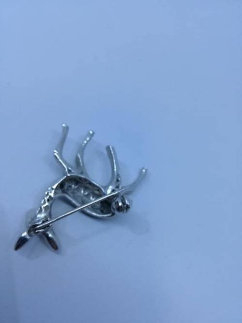 Gorgeous deer marcasite  brooch! - Look!