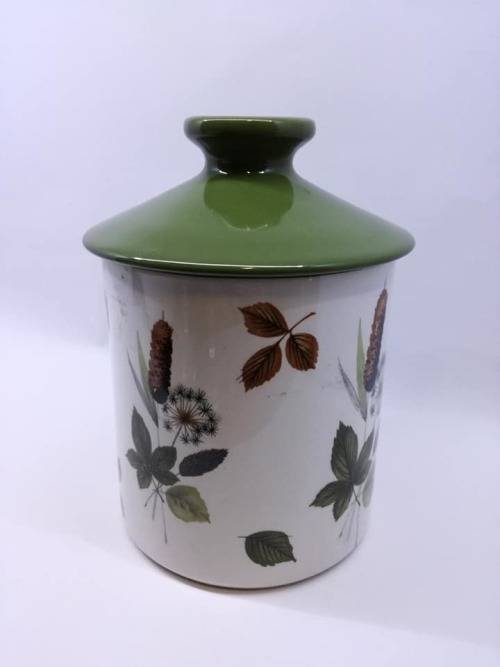 Midwinter Staffordshire semi porcelain cannister