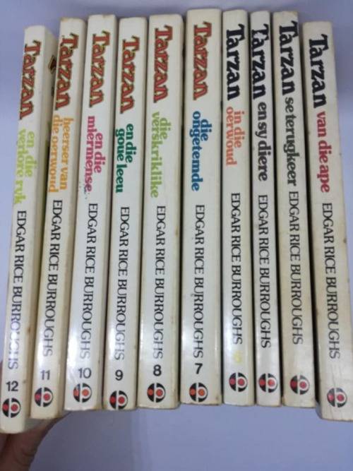 10 Tarzan sagteband boeke