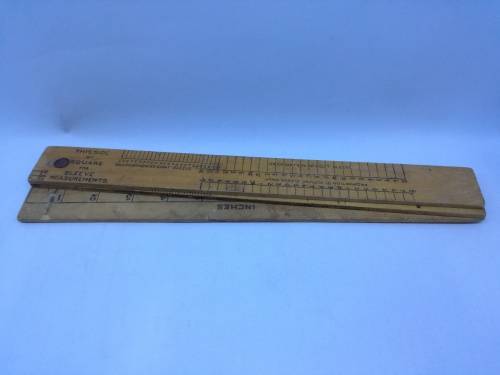 Vintage McCabe Faultless System of Cutting Dressmaking / Tailoring Wooden Ruler