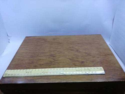 Lovely vintage wooden cutlery box