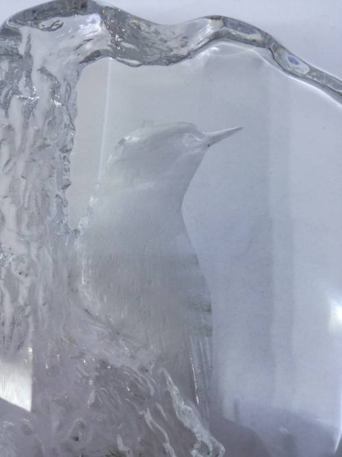 Mats Jonasson signature collection lead crystal made in Sweden paperweight