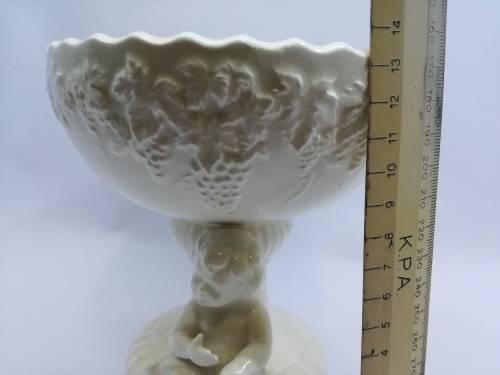 Vintage Balboa cherub vase