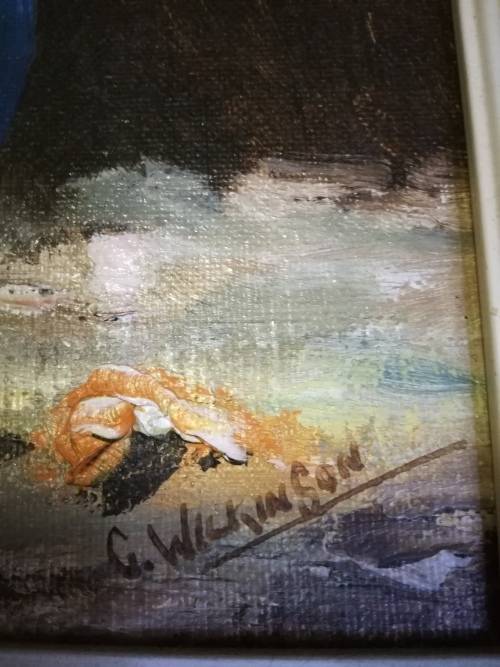 Lovely oil on board - C Wilkinson