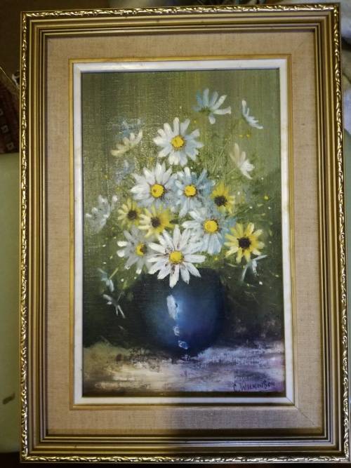 Lovely oil on board - C Wilkinson