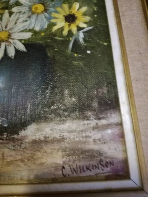 Lovely oil on board - C Wilkinson