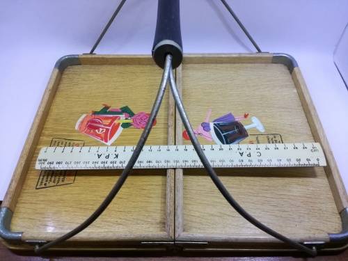 Vintage fold up drink tray