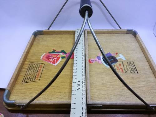 Vintage fold up drink tray