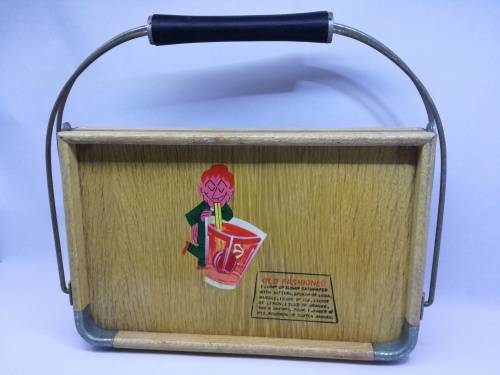 Vintage fold up drink tray