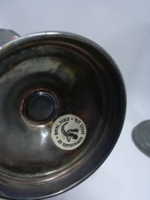 VINTAGE 1960,s PAIR OF SMALL ROYAL SABLE VASES,MADE IN RHODESIA,USED COND