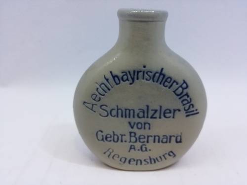 COBALT STONEWARE GERMAN SNUFF BOTTLE SCHMALZLERFRANZL BERNARD REGENSBURG