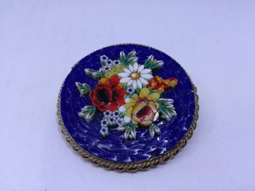 A Stunning Micro Mosaic Brooch