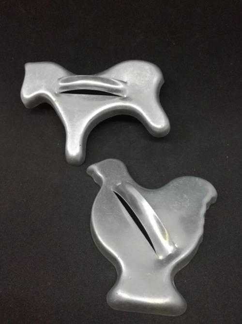Horse and Hen Cookie cutters