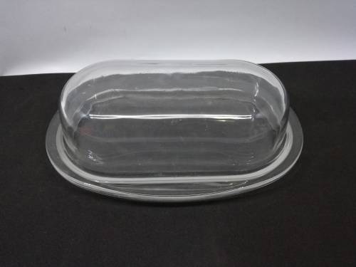 Domed butter dish.