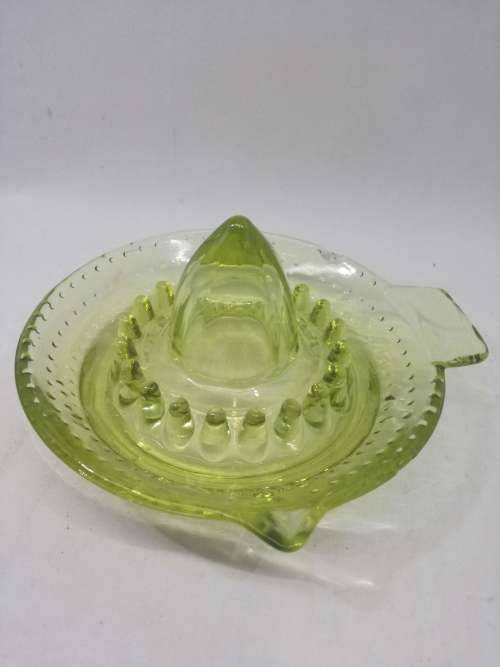 Glass juicer - note the chip - still usable and pretty!