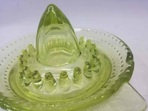 Glass juicer - note the chip - still usable and pretty!