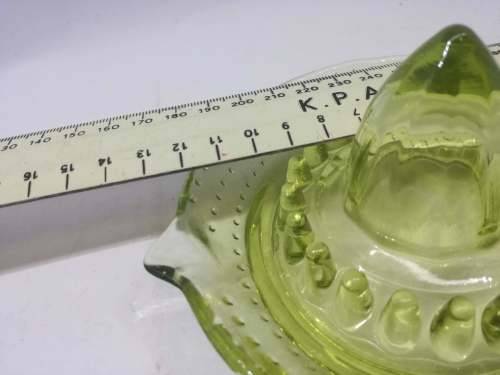 Glass juicer - note the chip - still usable and pretty!