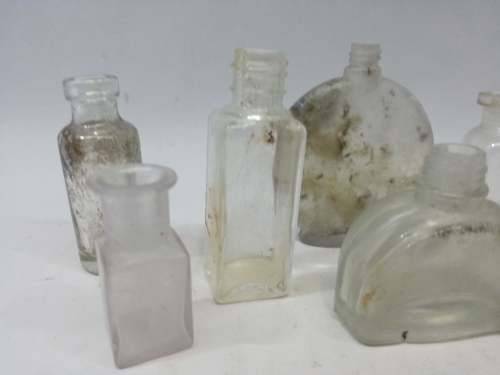 Vintage small bottle collection