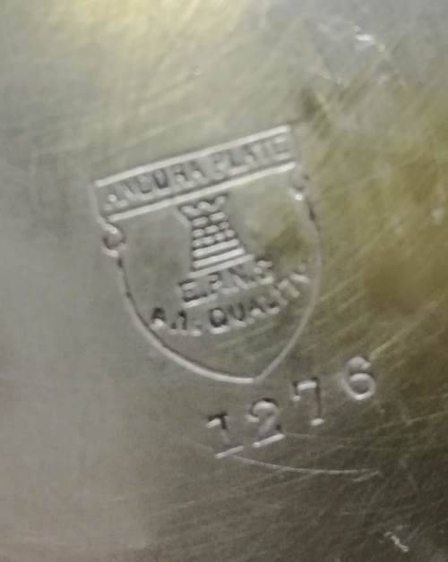 Angora plate sugar pot