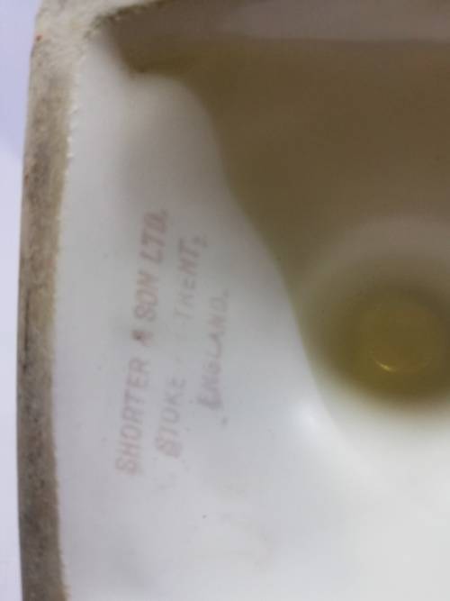 Vintage 1950`s Greek Urn Vase shorter and Son Limited Stoke On Trent Pottery