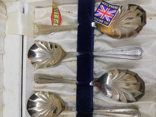 Box set of spoons Sheffield Sepelia England