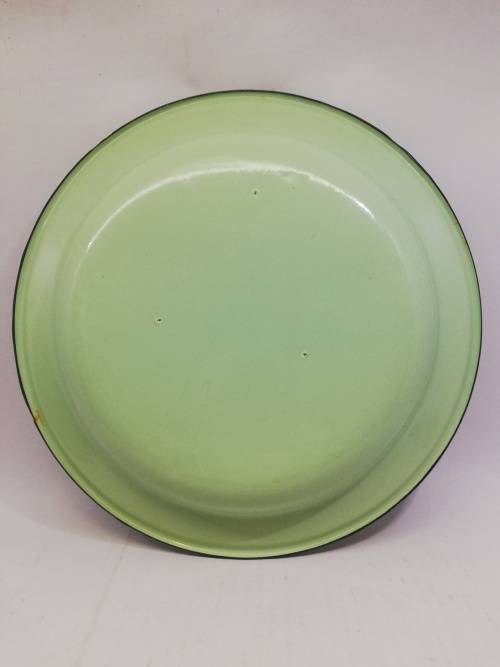 Enamel plates Green heavy enamel